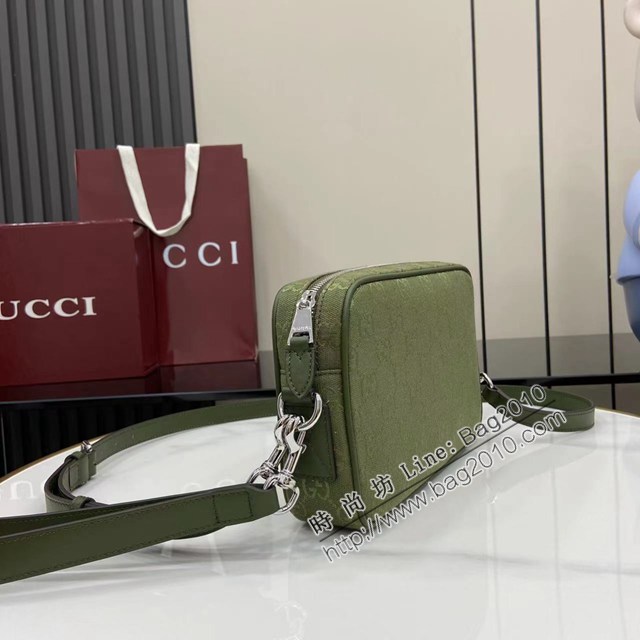 Gucci專櫃古馳最新款小號男士單肩斜挎包 jh2951型號：834802